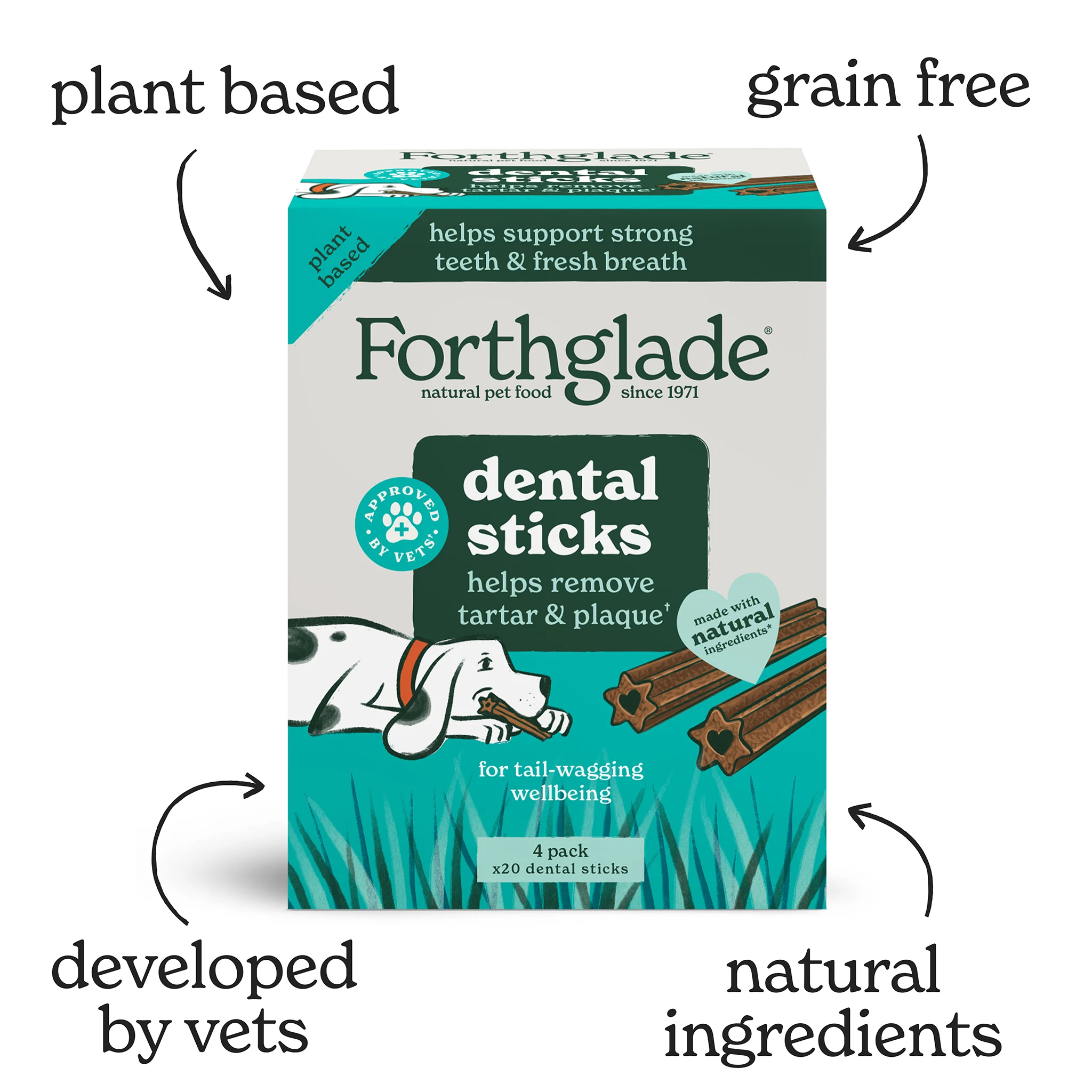 Fresh Breath Dog Dental Sticks (20 x Sticks) - Image 7