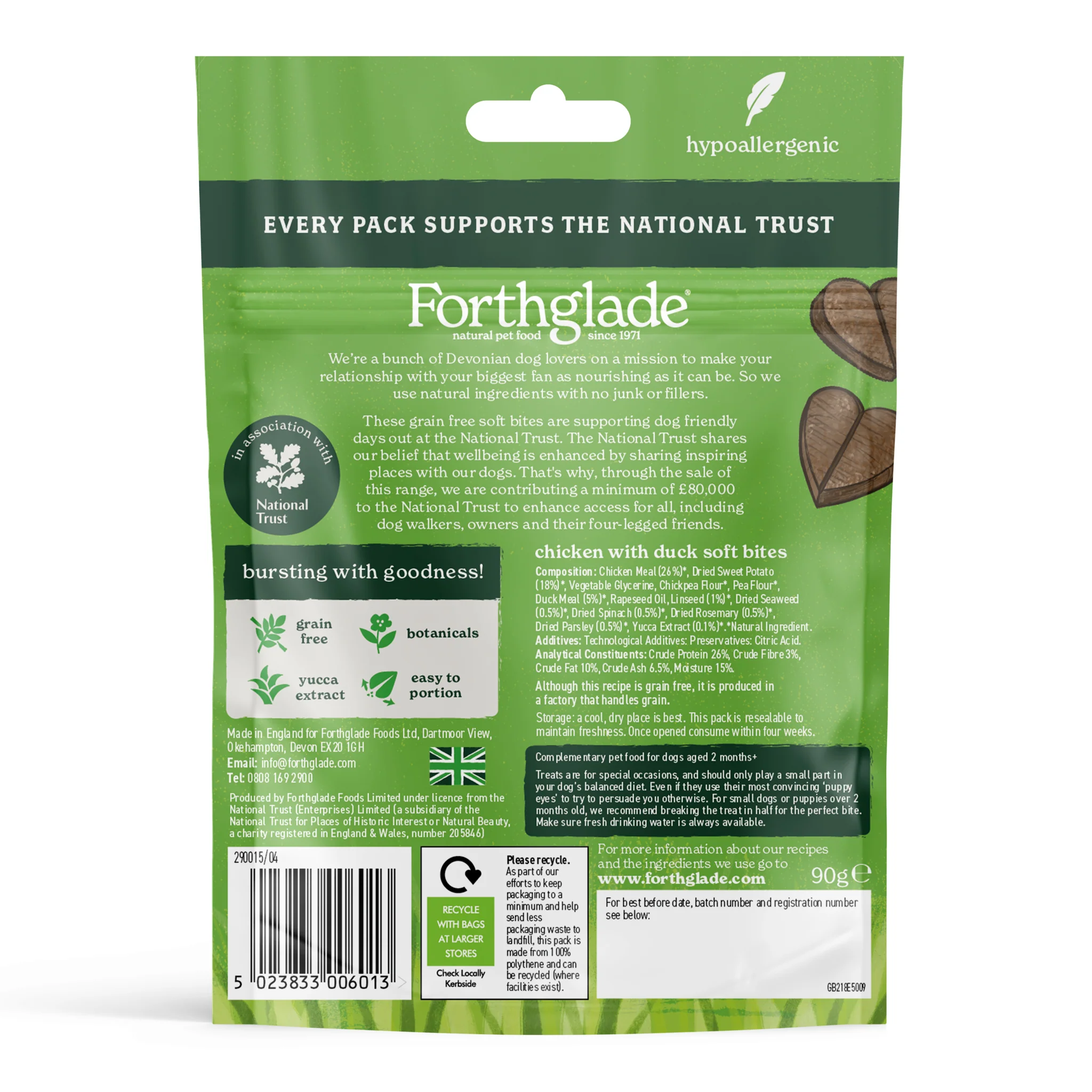 National Trust Chicken & Duck Dog Treats (1 x 90g) - Image 10