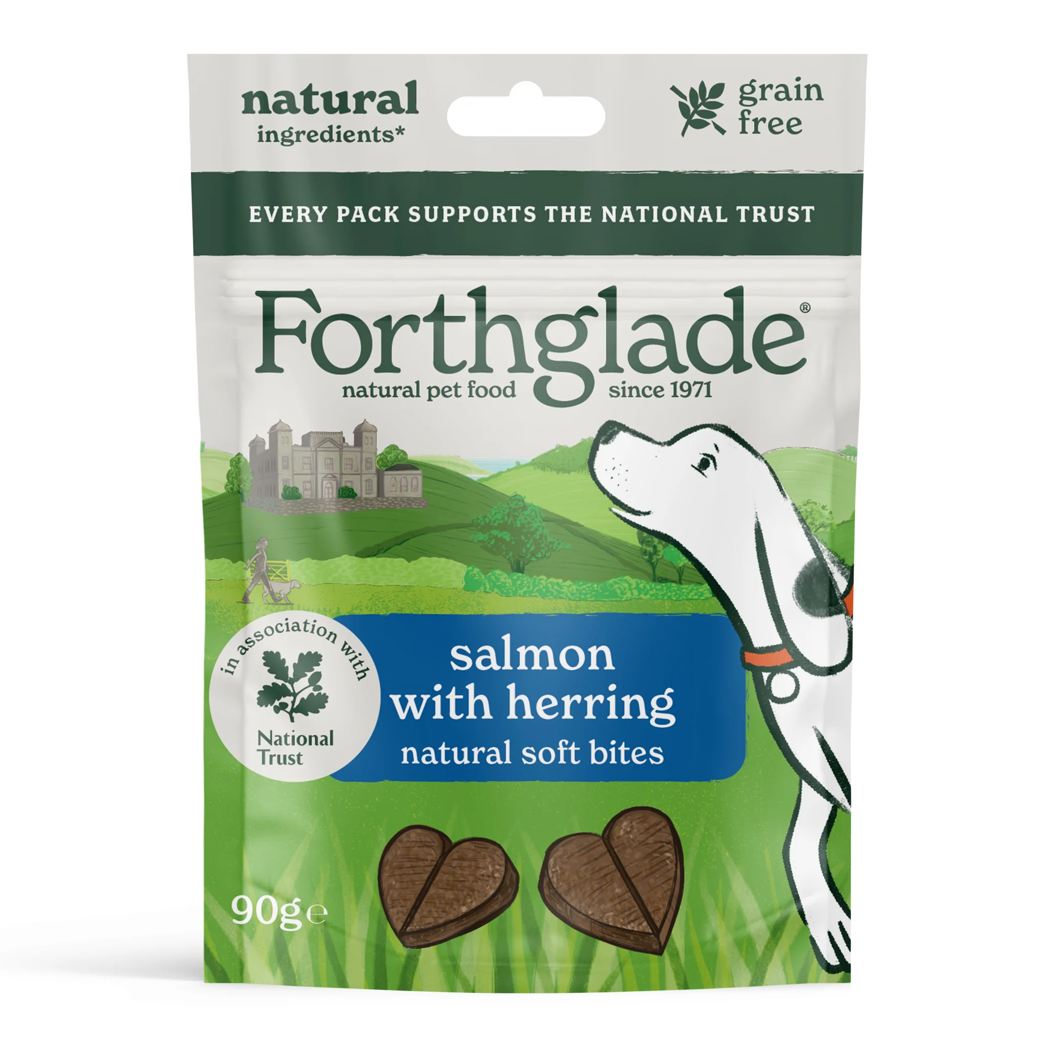 National Trust Salmon & Herring Dog Treats (1 x 90g) - Image 11