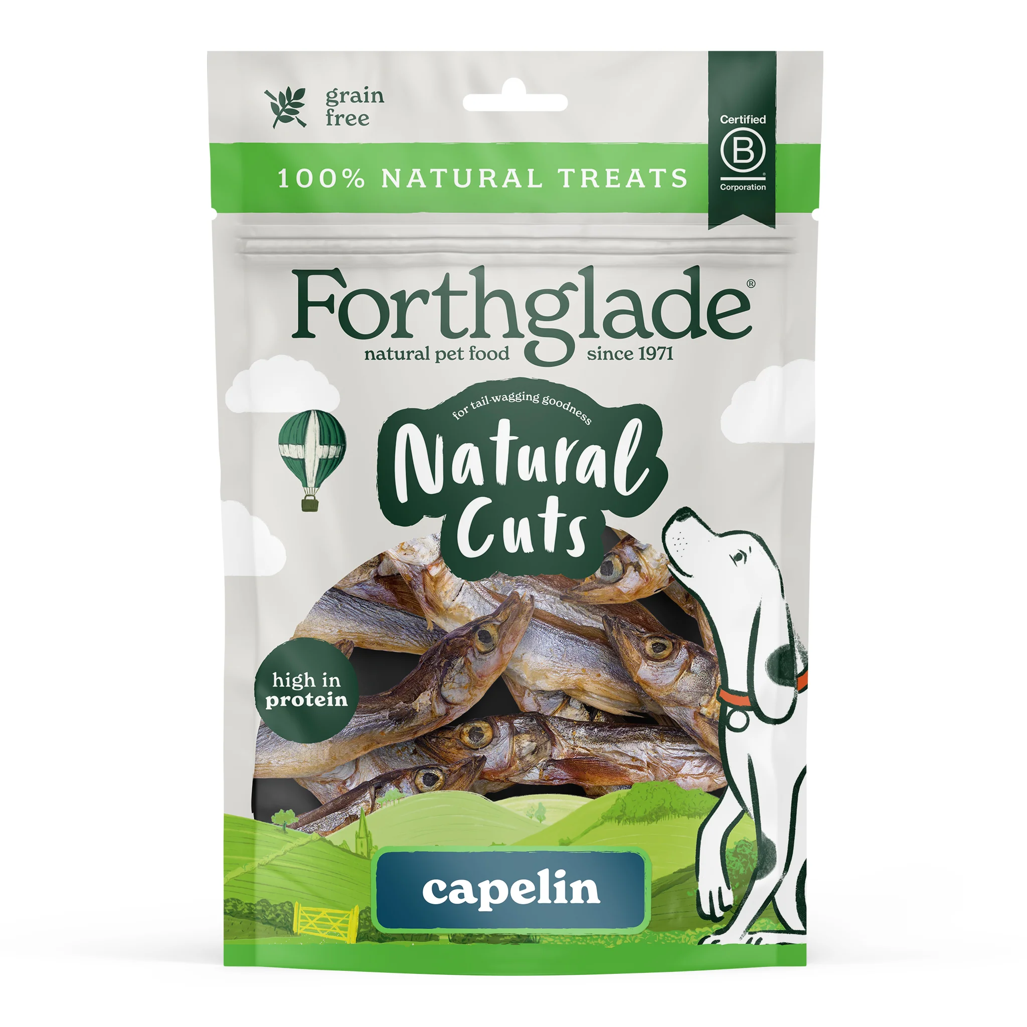 Natural Cuts Air Dried Capelin Treats - Fishy Dog Treats - Image 8