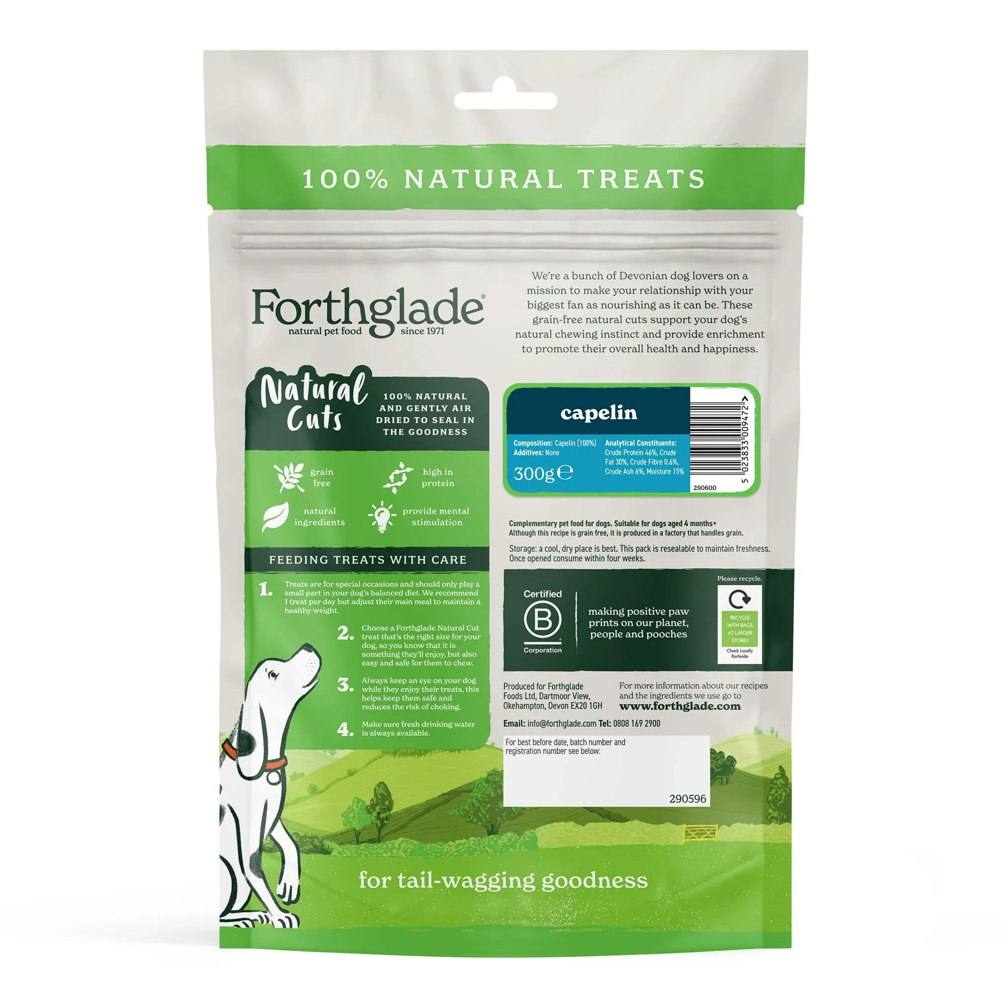 Natural Cuts Air Dried Capelin Treats - Fishy Dog Treats - Image 9