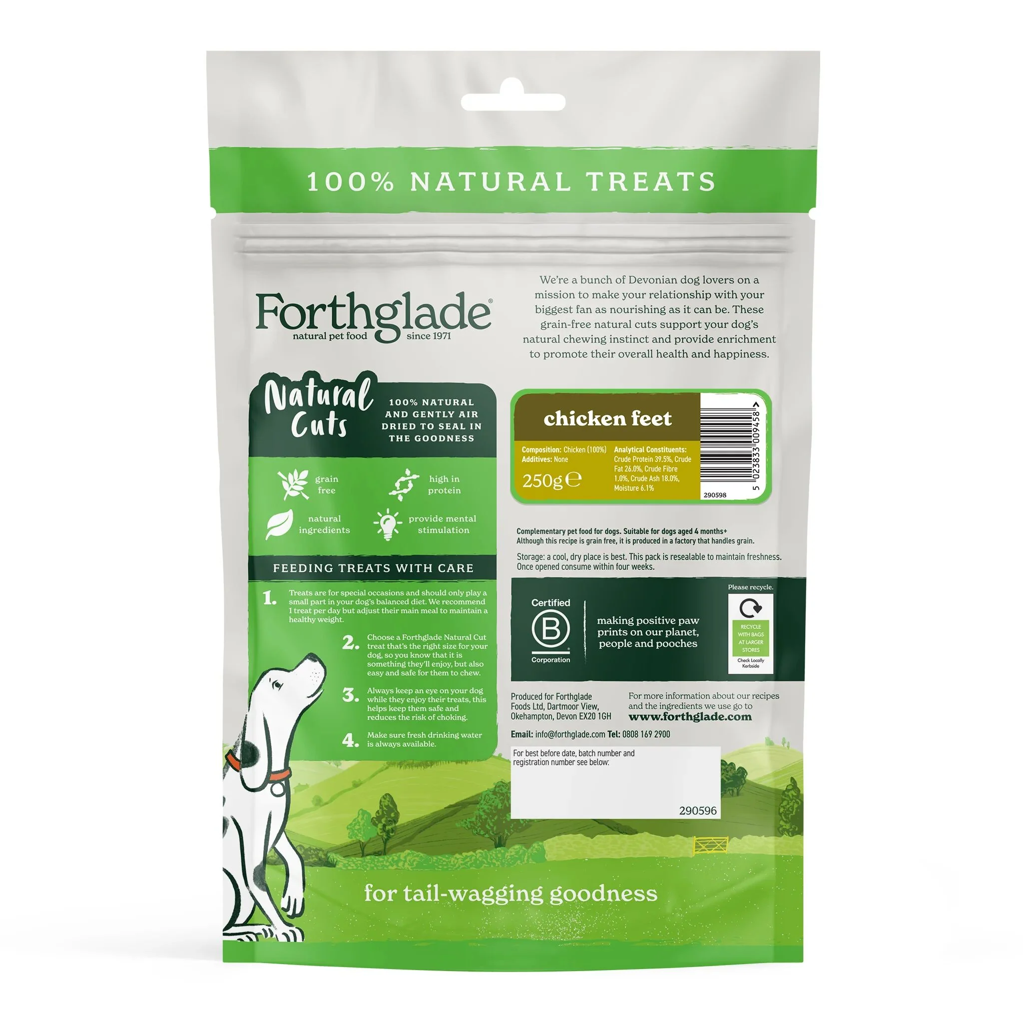 Natural Cuts Air Dried Chicken Feet - Meaty Dog Treats - Image 10