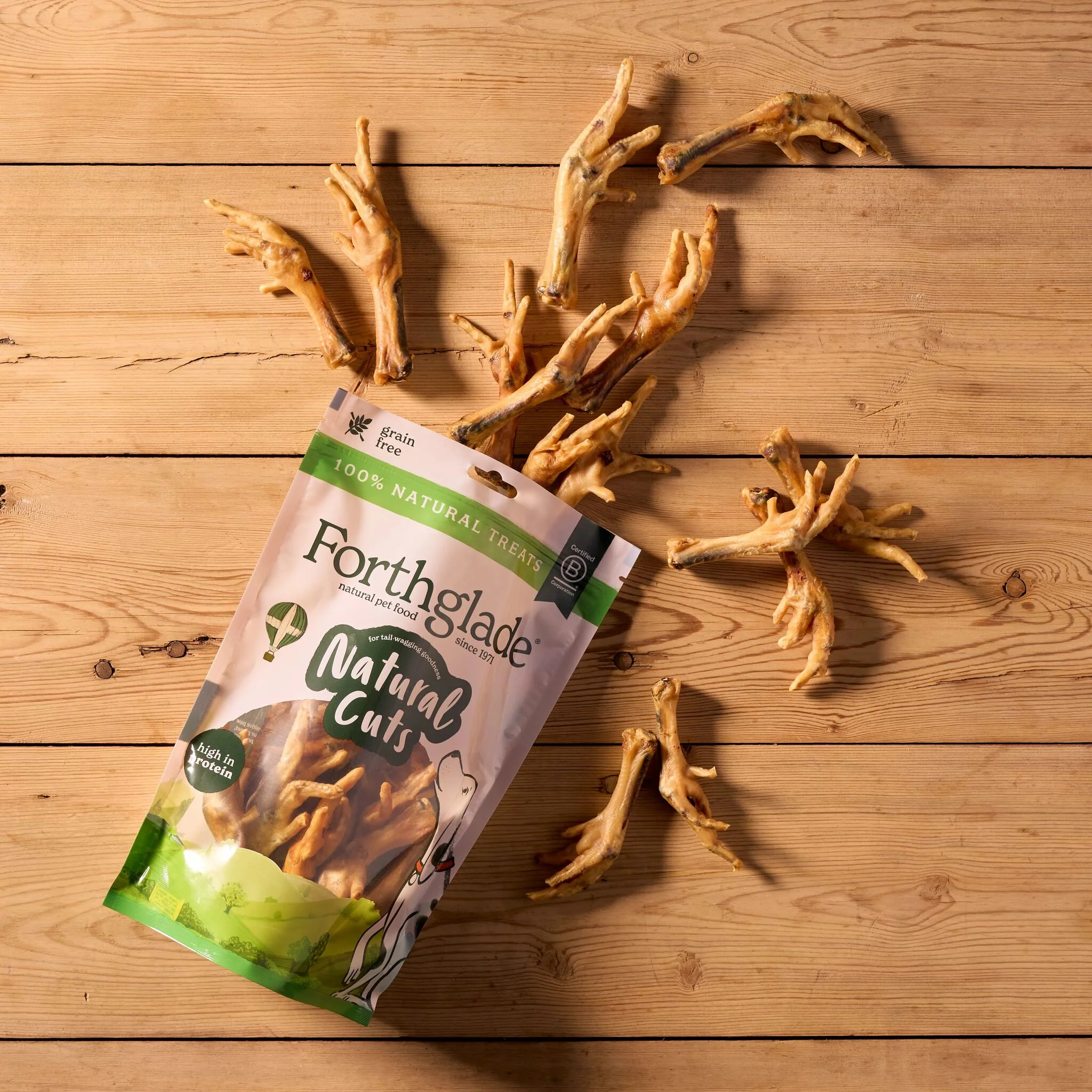 Natural Cuts Air Dried Chicken Feet - Meaty Dog Treats - Image 8