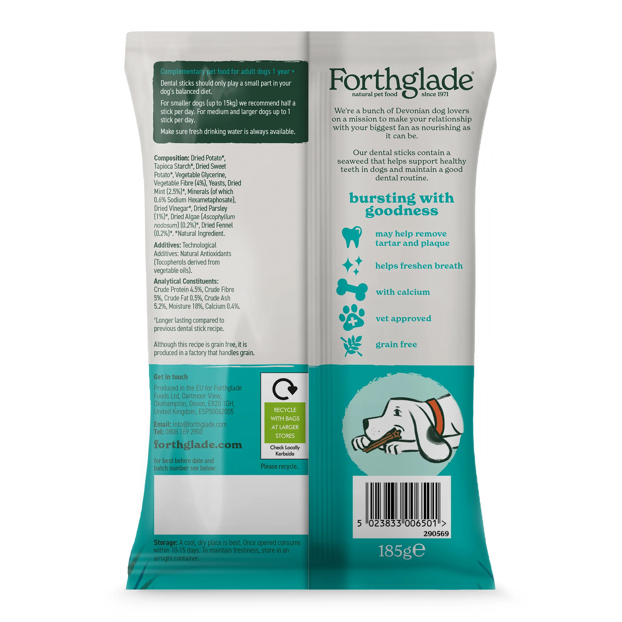 Fresh Breath Dog Dental Sticks (1 x 185g) - Image 11