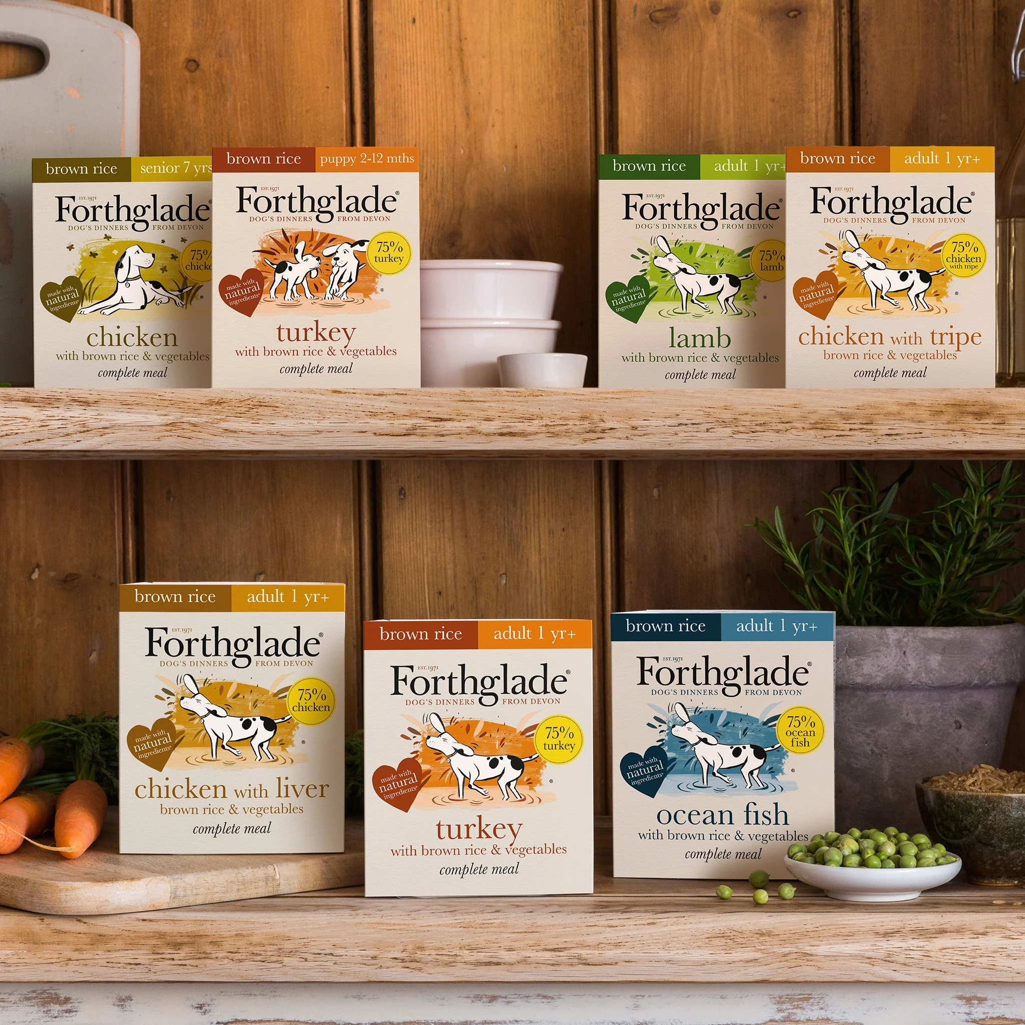 Turkey, Lamb & Chicken Wet Wholegrain Dog Food Variety Pack - Image 8